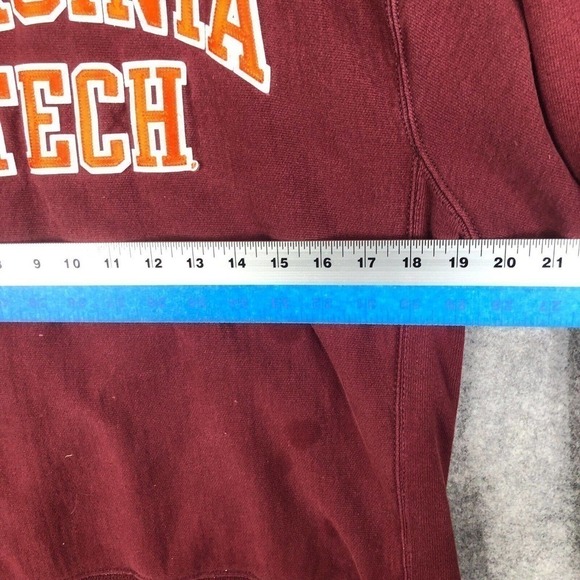 Vintage Champion Reverse Weave Crewneck Sweatshirt Size Small Virginia Tech - Picture 3 of 10